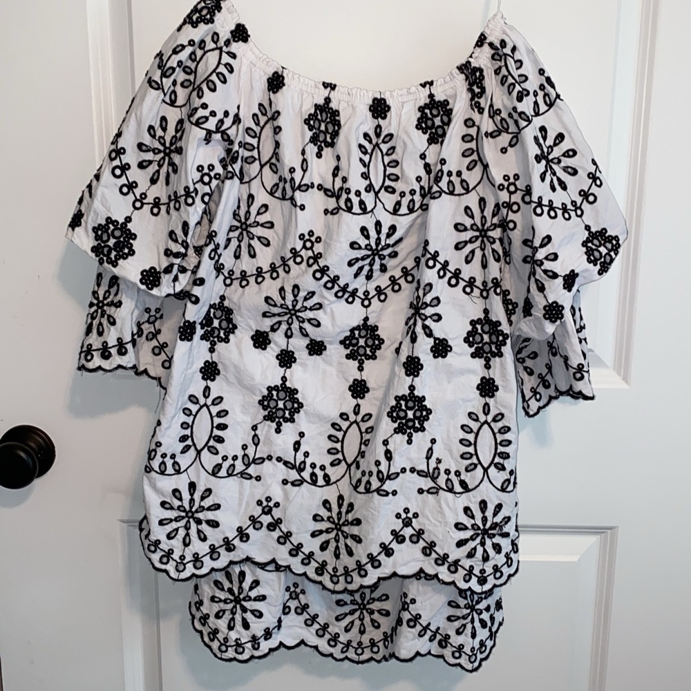 Zara off the shoulder dress